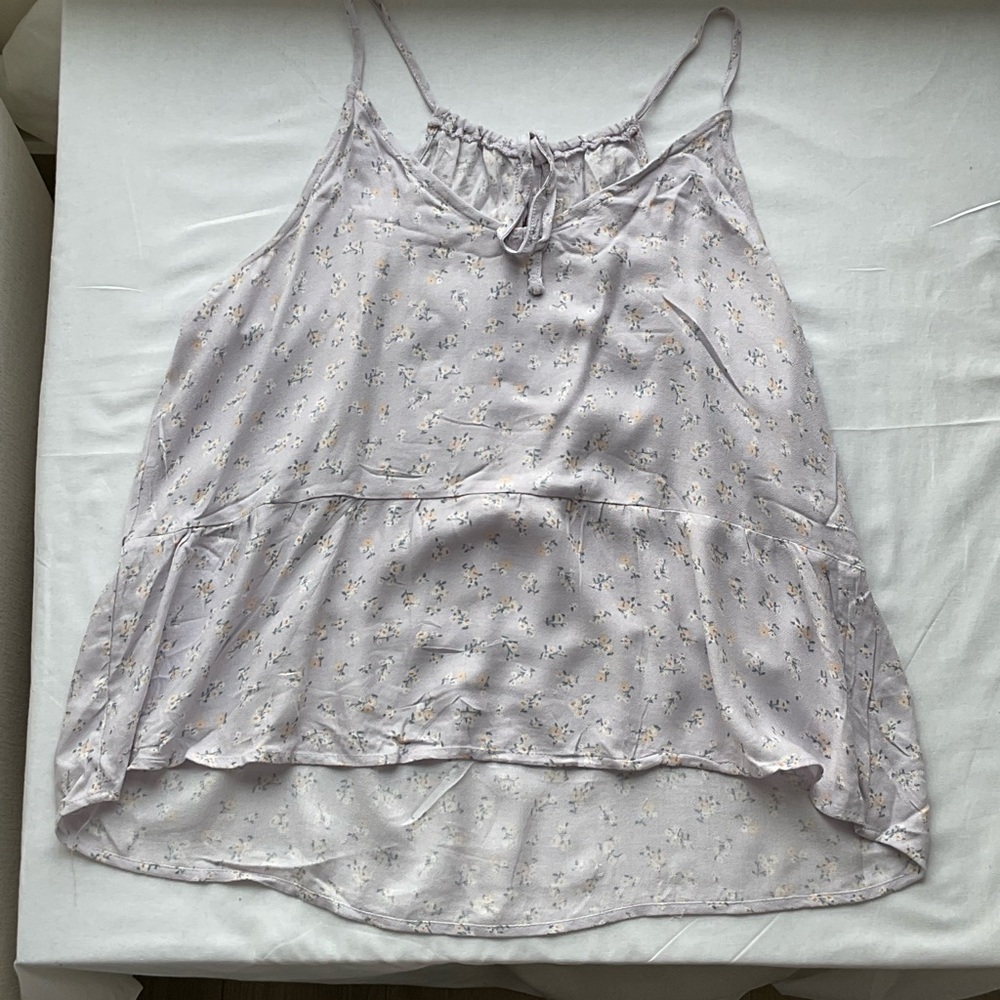 light purple flowy tank top available for just $10!